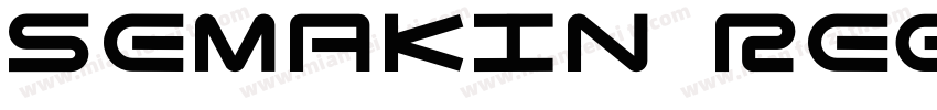 Semakin Regular字体转换